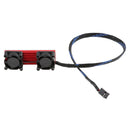NVMe M.2 SSD Cooler Heatsinks with 25mm Fans for PC Laptop Desktop Computer - 3