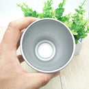 Stainless Steel Beer Mug Single Layer Drink Milk Jug Cup 500ml 12.4*8.8*6cm New