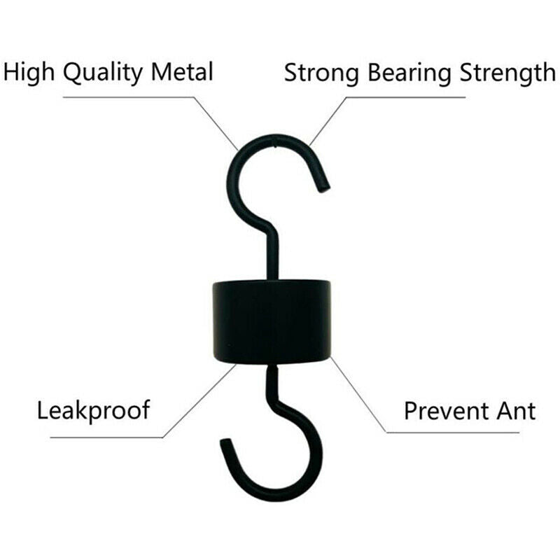 Hummingbird Feeder S Type Hook Brush Garden Window Bird Iron Hook Water Feed Gw