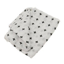 Cotton Lange New born Swaddle Blanket Sleeping bag 110 cm x 110 cm - cross