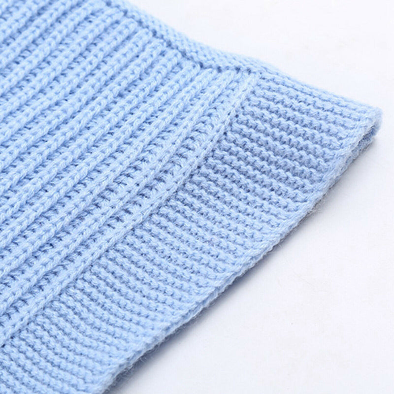 Winter Hat Women Knitted Hat Scarf Cap Warm Beanie Hoodie Hooded Scarf