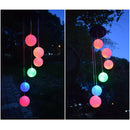 Outdoor Solar Hanging Lights LED Waterproof Yard Garden Wind Chime Lamp Decor