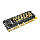 M.2 NVMe SSD To PCI-E X16 Converter Card NGFF M-Key M.2 PCIe PCI-Express X4