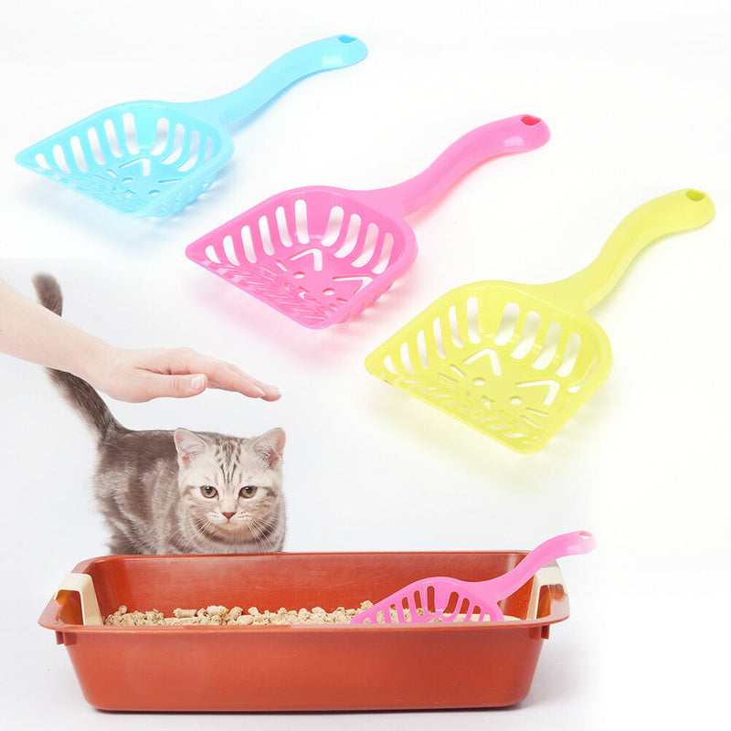 New Plastic Litter Scoop Pet Dog Cat Sand Waste Scooper Shovel Cleaner Tools lj
