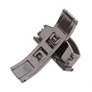 Stainless steel security folding clasp polished for watchband 22mm