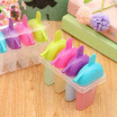 New 4 pack Ice Popsicle Mold Maker Frozen Dessert Treats DIY F8J5 O0G1 U4G2 O5V7