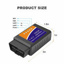 Mini Wifi ELM327 V1.5 Car OBDII Diagnostic Scanner For iOS Android Windows PC