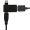 4 Micro USB to USB OTG Adapter Stick, Micro USB B Male to USB A Female,