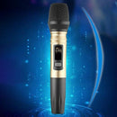 Ux2 Uhf Wireless Microphone System Handheld Led Mic Uhf Speaker With Portab
