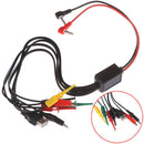 1Pc Alligator Clips Banana Plug Connection Port Power Supply Test Lead Cable K3C