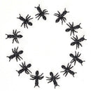 50Pcs/Lot Halloween Plastic Black Ants Joking Toys Decoration Realistic Funny OZ