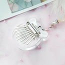 Portable Acrylic Kalimba 8 Keys Finger Piano Mbira Pendant Gift Xmas Present