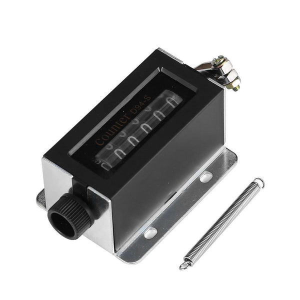 D94-S 999999 6Digit Resettable Mechanical Pulling Counter Rolling Wheel Counter