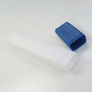16 Inch Plastic Knitting Needle Crochet Hook Holder Storage Tube Case Blue