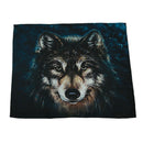 Realistic Wolf Printed Wall Hanging Tapestry with Romantic Pictures Art Nat V3B4