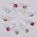 Portable Capsules Clear WaterProof Mini Plastic Box Bottle Case Holder Pill Cas@