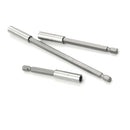 3pcs Magnetic Bit Holder Extensions Quick Change 1/4" Hex Shank Tool 75-150mm JR