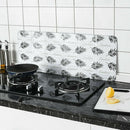 1Pcs Kitchen Grease Aluminum Foil Insulation Block Oil Splash Board Cooking R3F3