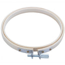 Embroidery Circle Set Hoops Cross Hoop Ring Wooden Round Adjustable Bamboo  G6I1