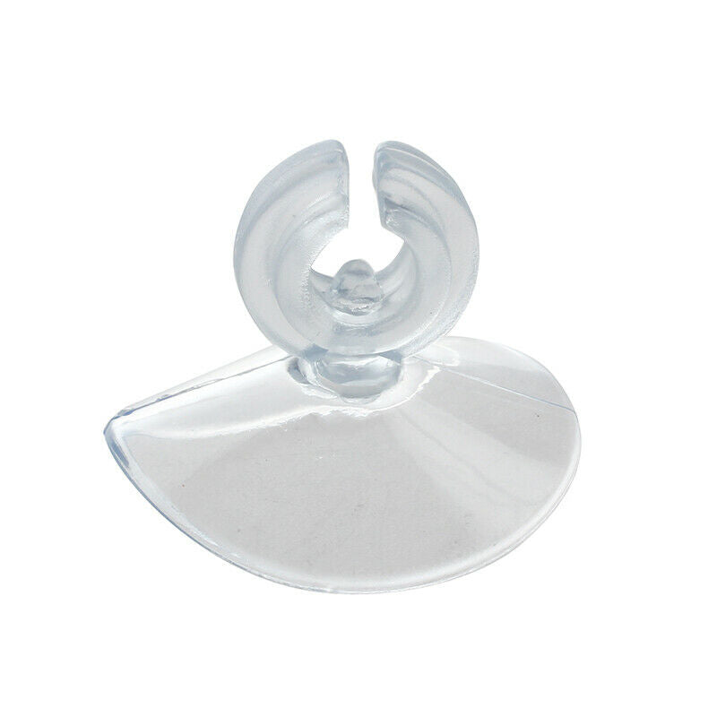 24pcs RS-04 PVC Suction Cup Clip Sucker Pads for Aquarium Fish Tank S9G8