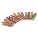 50x Colors Mini Wooden Craft Pegs Clothes Paper Photo Clothespin Clips 35mm