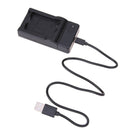 Camera Battery USB Charger For Alpha NEX F3 C5 SLT A5000 A5100 for Sony NP-FW50
