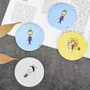 5pcs Hand Small Mini Mirror Cermin Makeup Cartoon Pocket Mirror mak FE 3C