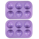 6-cavity Food Grade Silicone Mold for Chocolate Mousse Cookie