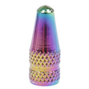 5Pcs Rainbow Bicycle Tire Valve Cap Tyre Valve Stem Aluminum Alloy Dust Cove ME