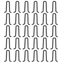 30pcs Fishing Fast Link Clip Snap Quick Connector Carp Fishing Tackle Black