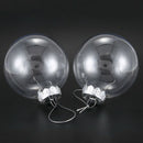 Clear DIY Baubles Shatterproof Seamless Plastic XMAS Ball Home Tree Decor G F4X8