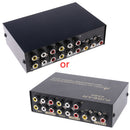 4 Port AV Audio Video RCA 4 Input 1 Output Switch Switcher Selector Splitter Box