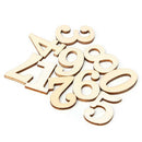 10pcs Rustic Wooden Digital Number DIY Craft Table Scatter Home Decoration