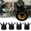 Stable Pink Crown Novelty Car Wheel/Tire Valve Caps Dust Bike Cap Motorcycle New