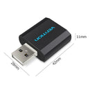 Vention Sound Card USB to 3.5mm Jack Female Headphone External Audio Card