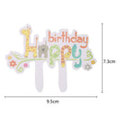 8pcs/Lot Children Kids Happy Birthday Party Cupcake Toppers Cake Bake Decor