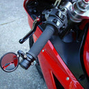 2x Motorcycle Handlebar Plastic Modified Plated Rearview Mirror Side Mir CEP