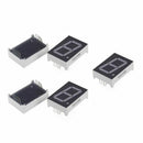 5 Pcs Common Cathode 10 Pin 1 Bit 7 Segment 1" Red LED Display Digital Tube R5M5