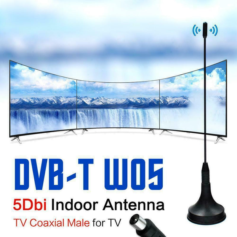 DVB-T Car TV Chuck Antenna UHF/VHF Dual Frequency Reception Indoor 1080P HD S7S2