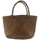 5X(Casual Straw Bag Natural Wicker Tote Bags Women Braided Handbag For Gar S7Z7)