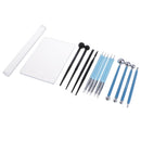 15pcs Polymer Modeling Clay Sculpting Tools Set for Cake Fondant Decoration,