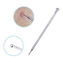Stainless Steel Acne Extractor Removing Tool Face Care Black H4L0 Pimple Re M1W9