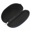 Protective Moulded Sunglasses and Reading Glasses Case Dark Blue Zipped Y2R6