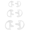 6xReplacement Silicone Earmold Earbuds Ear Plugs For Talkie Earpiece Headset