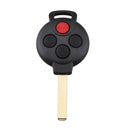 New 4 Buttons Car Replacement Remote key Fob 315MHz for Mercedes-Benz Smart