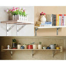 Quality SUS 304 Solid Stainless Steel 90 Degree Angle Wall Mounted Shelf Su J8L9