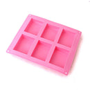 6-cavity Loaf Silicone Silicon Ice Mold Cake Baking Pan Mold Bake Oven Pan