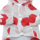 Pet Dog Summer Sunscreen Costumes Jacket Coat Fruits Patterns Breathable Ou