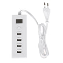 USB 4 Port Multifunction Charger Quick Charging 5V 2A Extension Socket(EU)
