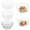 Large Bowl Deep Fruit Bowl Food Holder Case Bread Bowl Tray 5kg 10x5'' Black